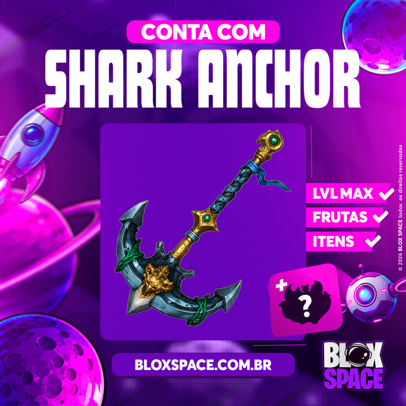 Shark Anchor + GodHuman + Level máximo 🚀