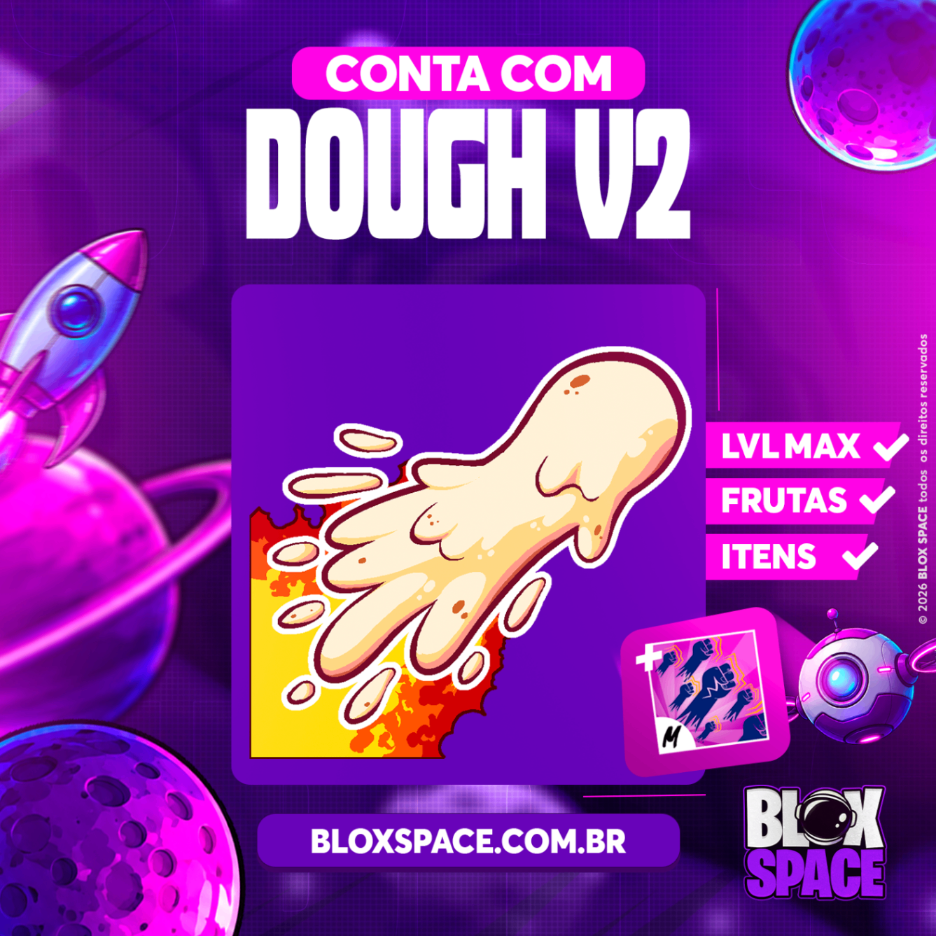 「🎁」 DOUGH V2 DESPERTADA + GODHUMAN + LEVEL MAXIMO!!🍩🤩🎉